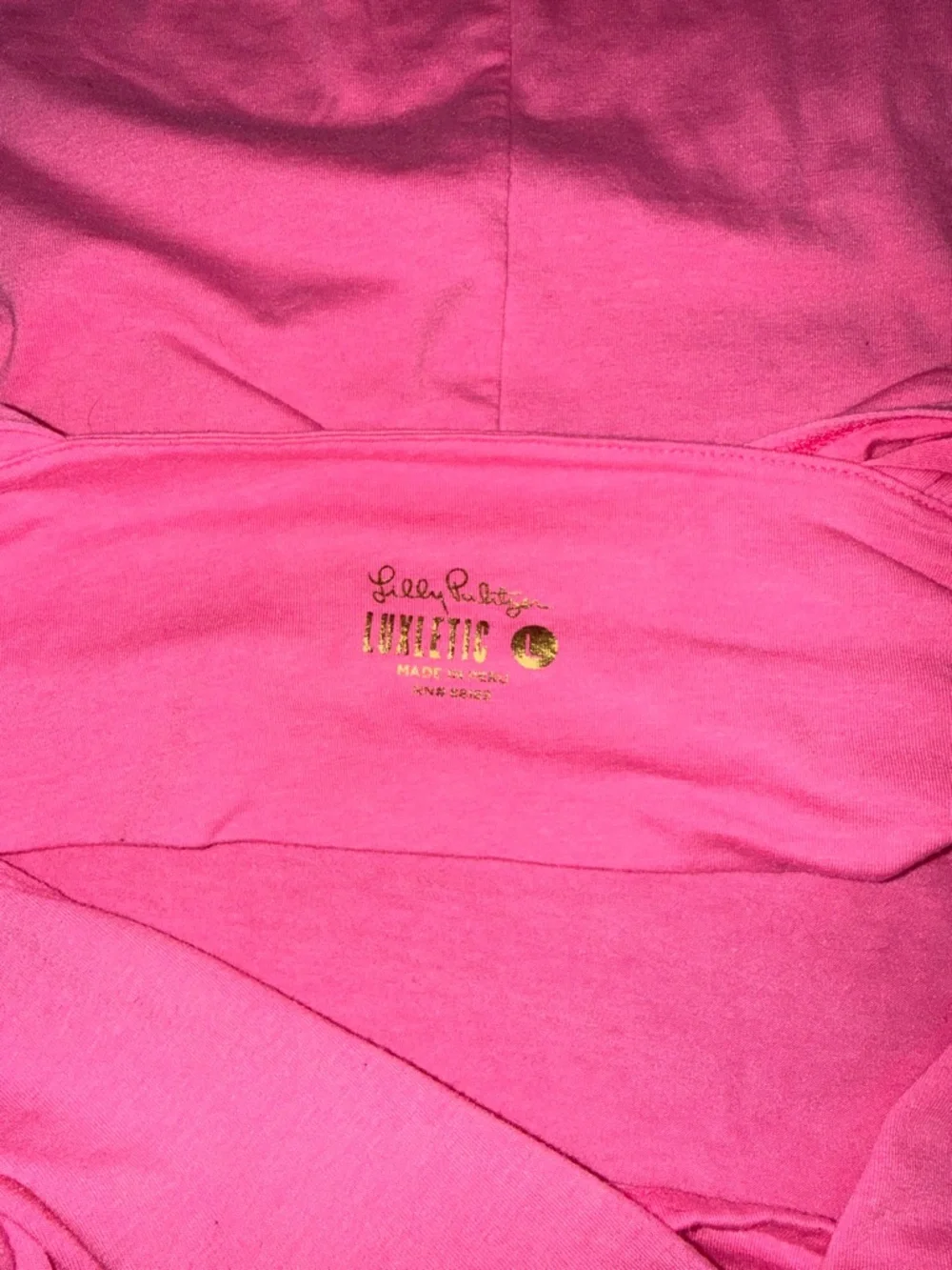 Lilly Pulitzer Neon Pink Ruffle Sleeve Tank - Picture 4 of 4